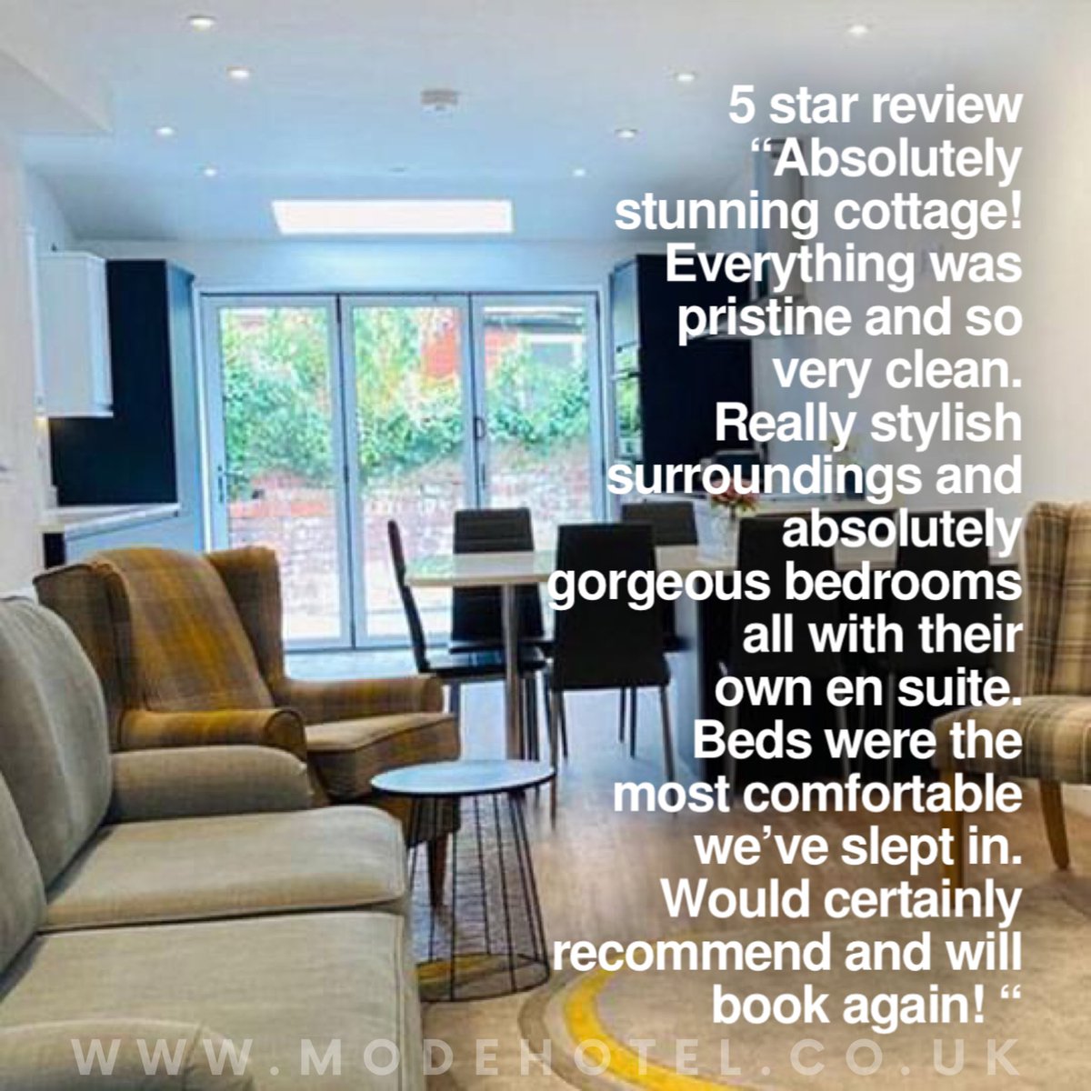 A nice  5 star review that we received today from a guest who stayed in Mode Cottage St. Anne’s over the holiday weekend. ⬇️
Find out more about Mode Cottage & check availability here modehotel.co.uk/mode-cottage-s…
#holidaycottage #LythamStAnnes #familyholiday #staycationUK