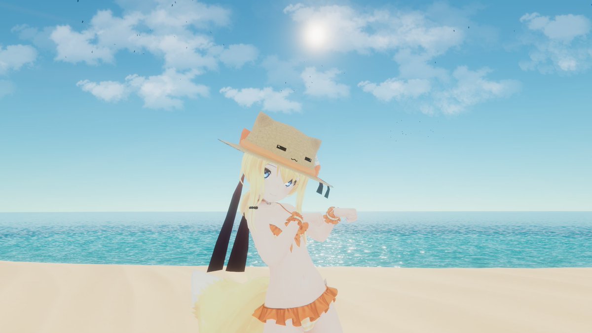 Summer is approaching, and so is the world 'Kitsune Beach Resort'!

#cvr #chilloutvr #vr #cvr_world