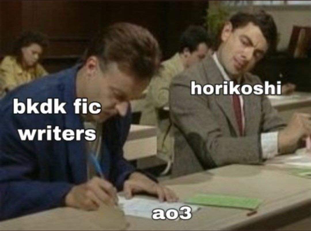 WhereHeartsLive's tweet photo. Probably my favorite meme lmao Horikoshi one of us 😂 https://t.co/C2mpv8knCa