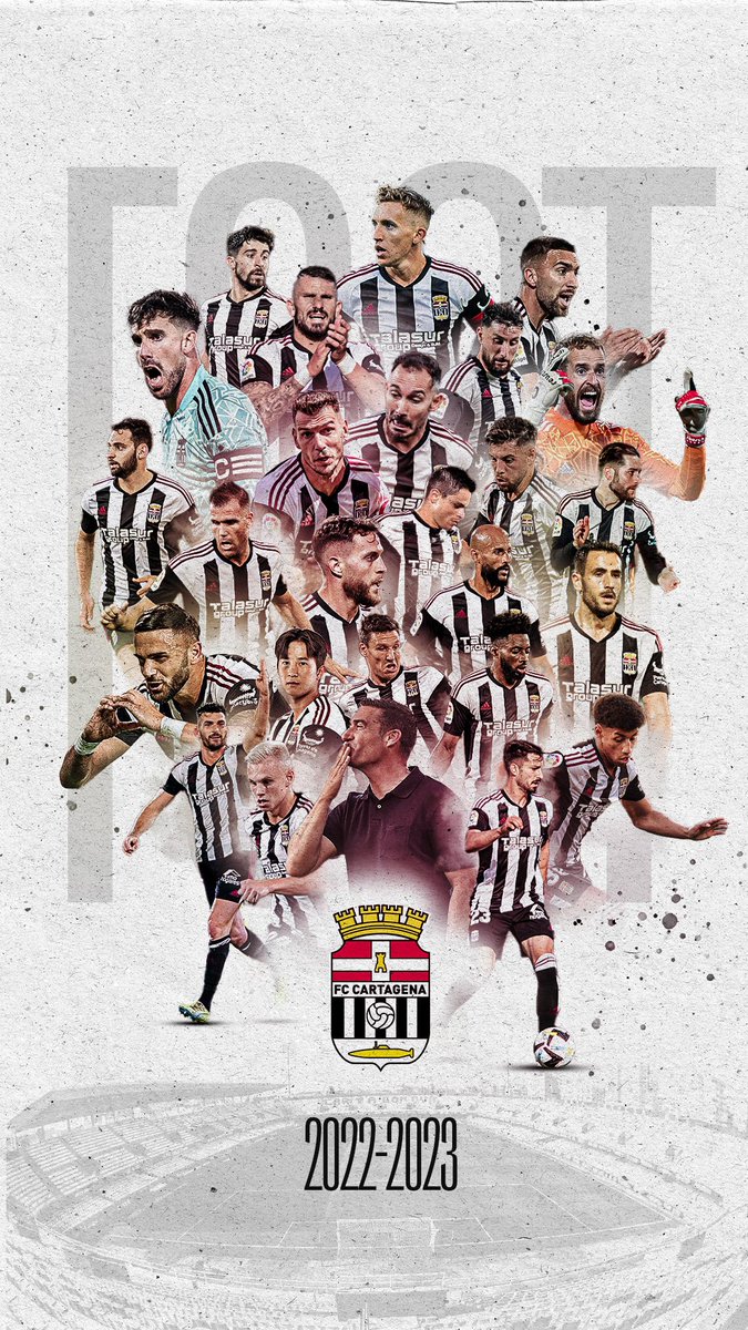FCCartagena_efs's tweet photo. 🤍🖤 ¡Acaba una 𝐆𝐑𝐀𝐍 temporada! 

💪 Desde 𝐘𝐀, pensando en la 23/24 #vamosCartagena https://t.co/8OeF97LAtv