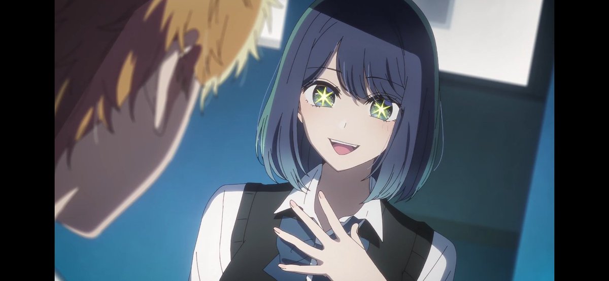 Me surpreendo cada vez mais com essa obra de arte.
Se esse anime continuar da forma exuberance que tem ido, altas chances de entrar no meu Top3 de melhores animes.
#bestanimefor2023
#OshiNoKo 
#aquamarine #rubi #hoshinoai #akane  #gorouamamiya