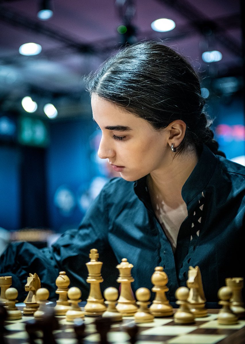 STLChessClub's tweet photo. The eighth player of the Cairns Cup &amp; last player to introduce is Gunay Mammadzada. She is current Azerbaijan No. 1 among women. She achieved many successes as a junior &amp; Mammadzada became the youngest Women’s Grandmaster in Azerbaijan history at the age of 14 https://t.co/ECGNlHDPdG