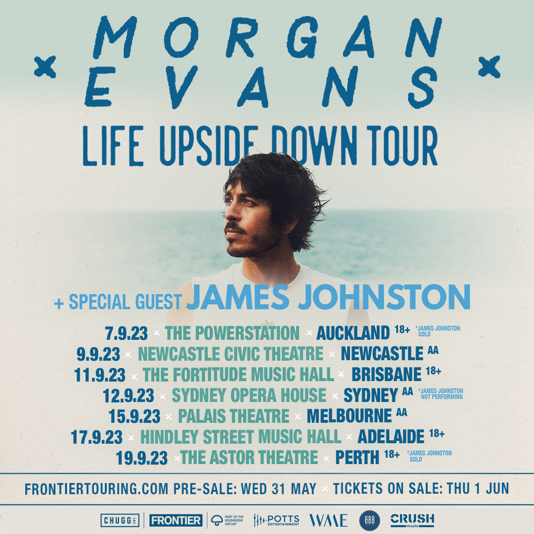 Stoked to announce the Life Upside Down Tour is coming to Australia &amp; New Zealand this September! 🐪 
Spotify pre-sale starts this Wednesday at 12pm, local time, with the password LIFEUPSIDEDOWN. General on sale is 1pm this Thursday! Link in bio for all the details, let’s go!!!