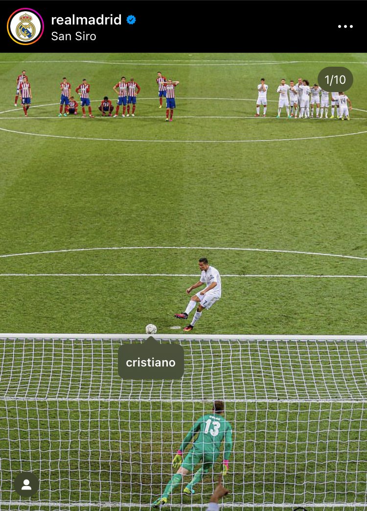 Le Real Madrid sur Instagram ❤️