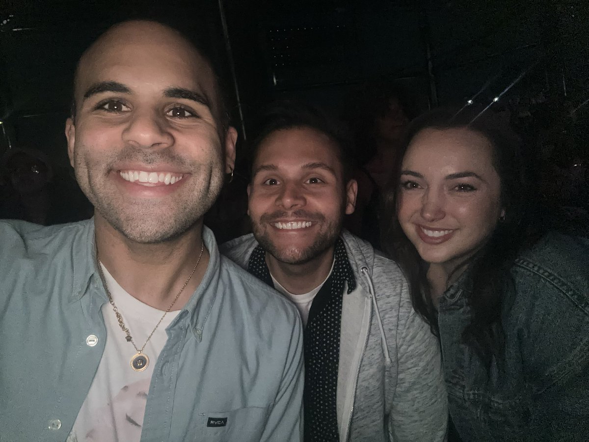 aHAWK2011's tweet photo. Concert trio! Janet was amazing! https://t.co/d6c6lsvegn