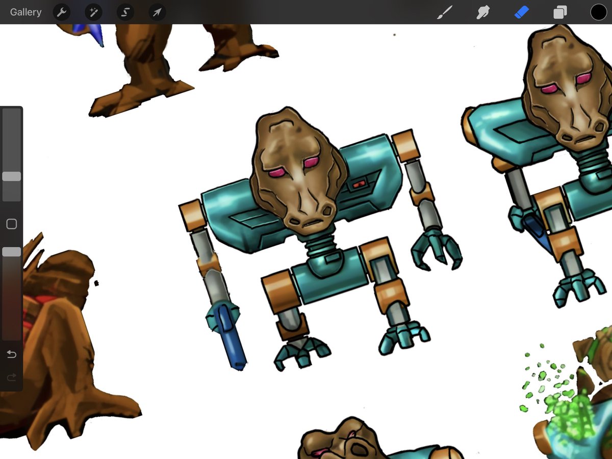 ArtInPInkerton's tweet image. As I’m redrawing them, I have to say that #blakestone has some of the most cursed enemies #pcgaming #art #modding