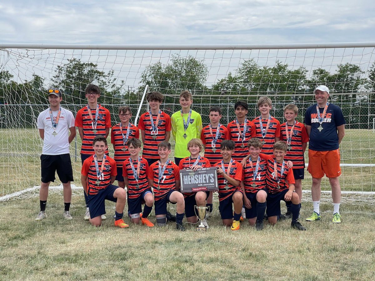 WestSchuylkill's tweet photo. The #WSFC Thunder U14B finished their weekend at Hershey undefeated with 23 goals scored and only 2 goals against. Meet your 2023 Hershey Memorial Day Challenge champions! Congrats boys!
#orangeandblue #together https://t.co/nx8uq47GVP