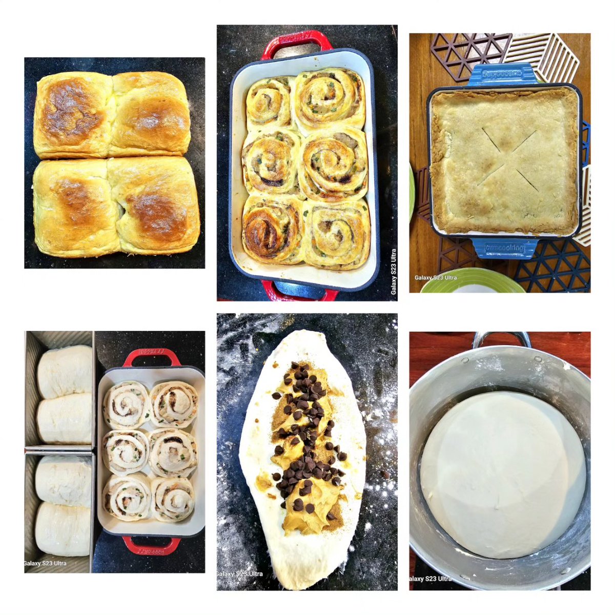paris_osama's tweet photo. Whatever brings you joy ... Do that!

Tuna mayonnaise roll Bread. 
Chicken pot pie. 
Chocolate Peanut Butter Bread.

life  is beautiful mess,

#sundaymotivation #sundayfunday #sundayvibes #goodfoodisgoodmood. https://t.co/C7jbnaBX4k