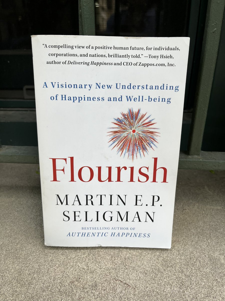 LaurelDelaney's tweet image. Reading - wish #tonyhsieh would have read as well.  Sad.  @MartinEPSeligma