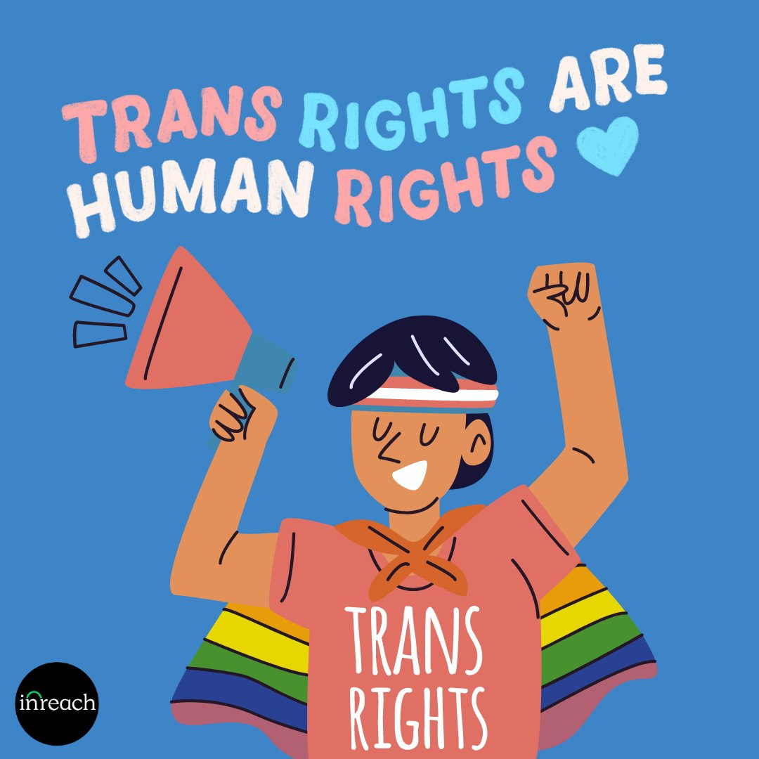 weareinreach's tweet photo. Daily reminder: Trans rights are human rights π³οΈββ§οΈππππ
#transisbeautiful #protecttranskids #safehelpisinreach https://t.co/jkOGekShBH