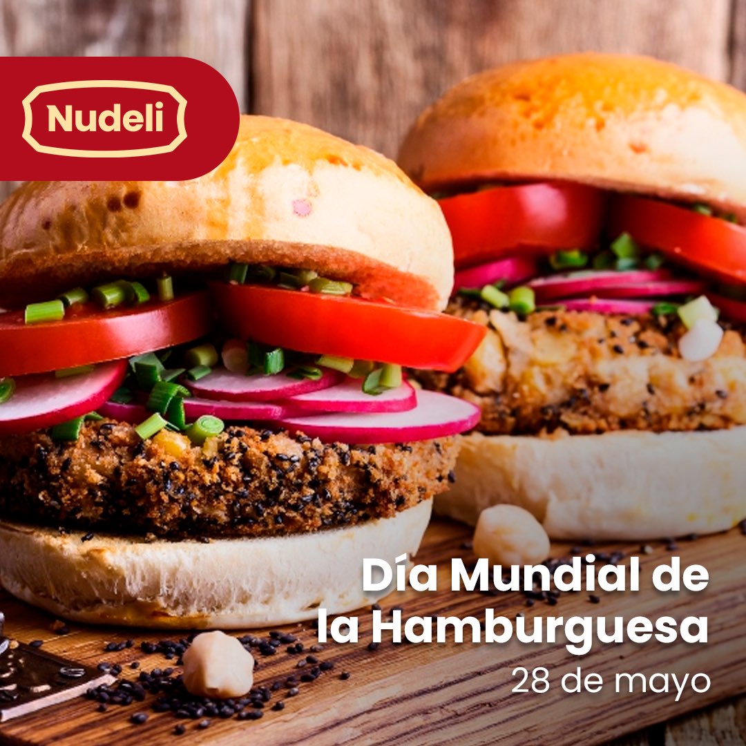 alimentosnudeli's tweet photo. ¡Celebra este día de la hamburguesa en versión saludable!🍔🙌🏻

Te dejamos dos opciones de recetas que puedes preparar en este día para disfrutar de la mejor manera:

🍣Hamburguesa de atún: https://t.co/KGv2oE2wvY

🫘Hamburguesa vegana de caraotas: https://t.co/mMACKxY3uU https://t.co/r7uHNtEFFr