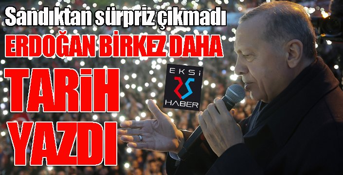 Cumhurbaşkanı Erdoğan bir kez daha kazandı eksi25haber.com/cumhurbaskani-…