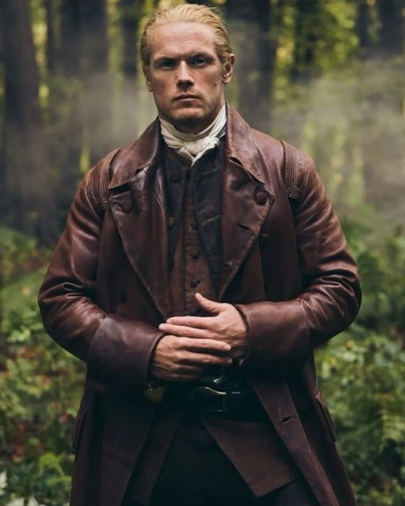 #Repost @samheughan
Stunning Jamie in his nice leather coat 🤩💥! The countdown has begun 🕰, June 17th 😍 ❤️
#jammf 
#Outlander 
#outlanderseason7 
#samheughan