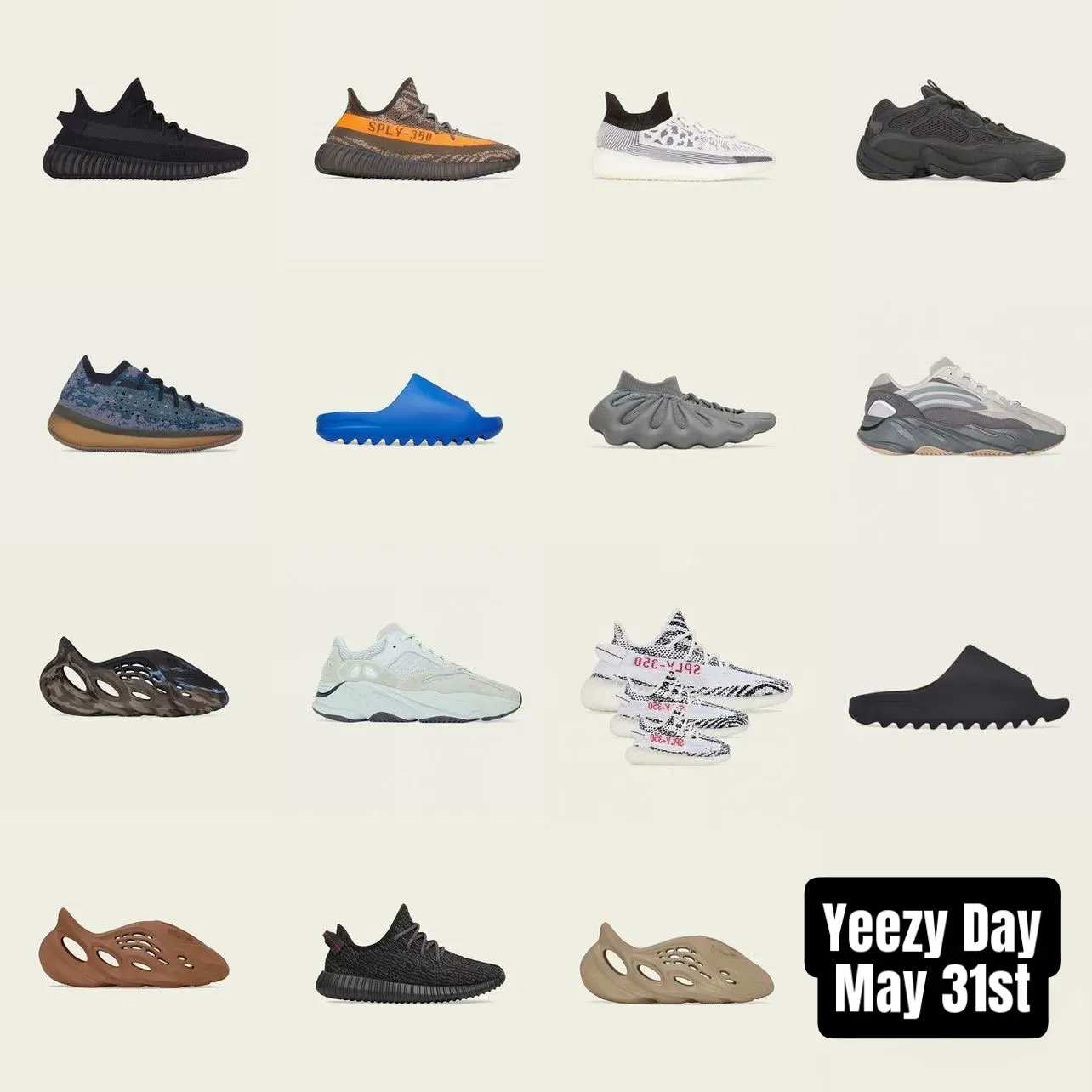 Melting Mange lommetørklæde KicksFinder on Twitter: "EXCLUSIVE: adidas x Yeezy May 31st - Confirmed App  Drop Types Yeezy 350 Pirate Black - Queue Yeezy 350 V2 Zebra - EA Yeezy 350  V2 Onyx - Raffle