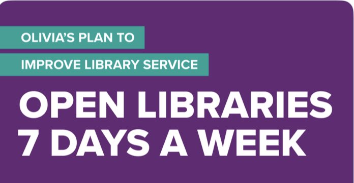 Penalosa_G's tweet photo. Toronto has one of world’s best library system.
Billion$$ to build it, and Tory with support from Bailao & Bradford, decided to close most branches on Sundays, and earlier on weekdays. Precisely when many people can go.
@OliviaChow will open them, a #TO4everyone.
#ChowRightNow! https://t.co/GlUlJTSa8s