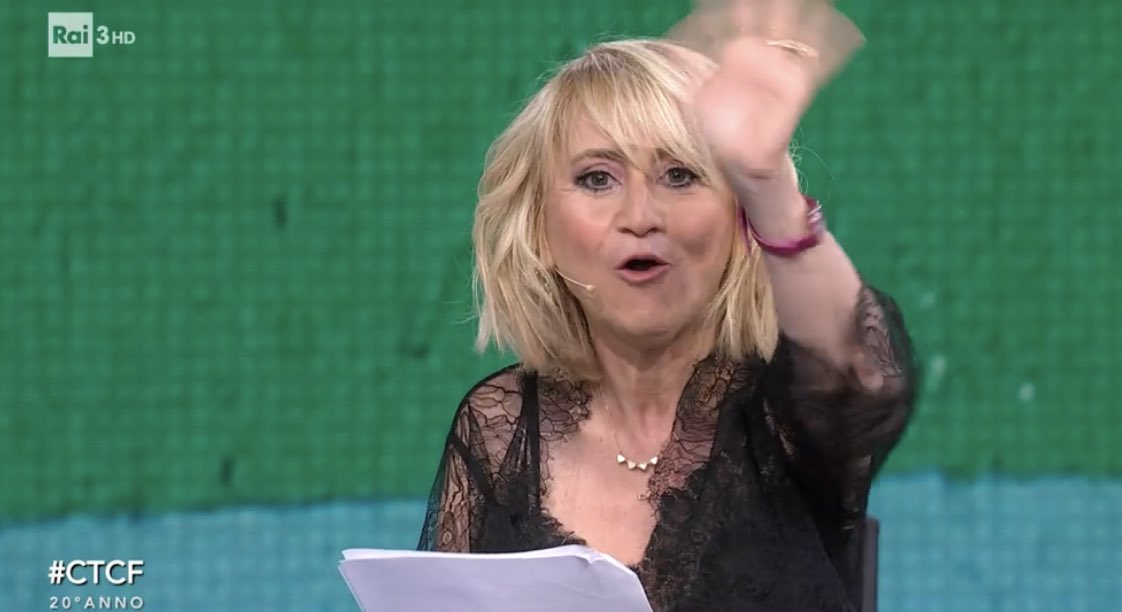 Cinguetterai's tweet photo. Luciana Littizzetto: “Bello… ciao!”

#ctcf #CheTempoCheFa #Salvini #MatteoSalvini https://t.co/ZHnPgLEQt2