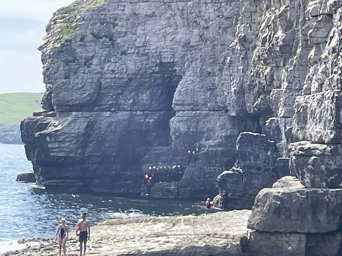 Clambering over rocks. Jumping off cliff faces. Swimming against the swell. Exploring caves. Thanks Land and Wave. I agree. We’ve got a fit and capable group of pupils. #communityofopportunity #keepingtheflamealive