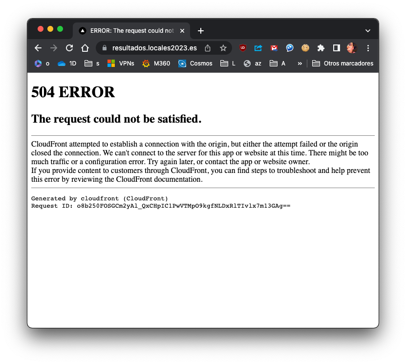 raulrivero's tweet photo. Acojonante que la web oficial de los resultados municipales se caiga... https://t.co/egHQu4aRaT