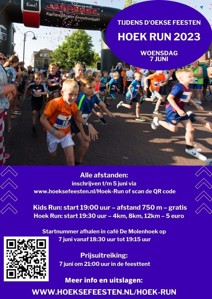 Doe je ook mee?? Schrijf in via QR of hoeksefeesten.nl/Hoek-Run/2023-…