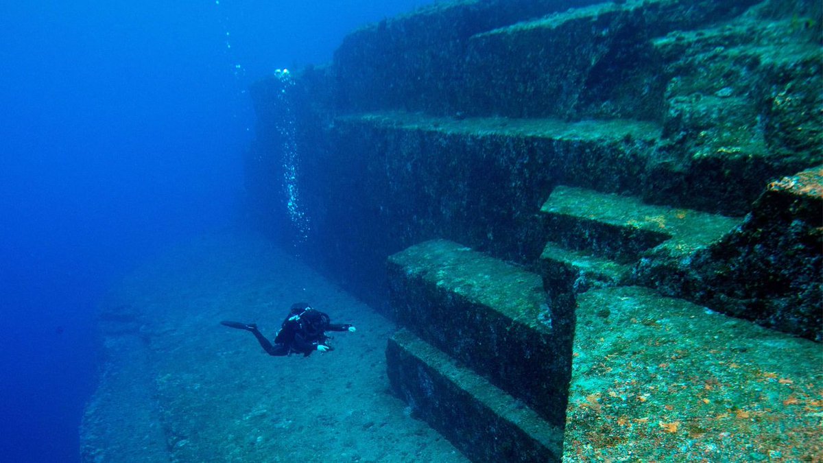OMApproach's tweet photo. Now we have discovered three submerged roads and cities in 3 different parts of the world, indicating that indeed there was a mass extinction event as described in the old ancient texts.

The Bimini road, which was depicted on the 16th-century Piri Reis map (read my previous post), is now submerged underwater near the coast of Florida. (First picture)

Recently, the submerged ruins of a 7,000-year-old road were discovered off the coast of the Croatian island of Korčula. The Neolithic structure, which once connected the island to an ancient, artificial landmass, has been found hiding underwater in Croatia.

They found the road after digging under the mud in the water. (Second picture)

Another site is the underwater structures found off the coast of Yonaguni Island in Japan, which some experts speculate are the remnants of a submerged city from at least 5,000 years ago. (Third Picture)

These three sites, located in different parts of the world, were likely submerged during the event described in the Sumerian text known as the 'Epic of Gilgamesh.' This epic is one of the earliest surviving works of literature and recounts the story of a great flood sent by the gods to wipe out humanity.

Utnapishtim is a wise and immortal man who survives the flood sent by the gods. He is instructed by the god Ea to build a large boat, to save himself, his family, and various animals from the impending deluge.

Utnapishtim is Noah in the biblical texts of the ‘Book of Genesis’.

The Satapatha Brahmana text written in the 8 century BCE mentions a flood story known as the "Deluge of Manu" or "Manu's Flood." It narrates the account of Manu, the first human being, who is warned about the flood by the god Matsya (Vishnu in the form of a fish). Manu builds a boat and saves himself, along with various species of animals.

The Popol Vuh is a sacred text of the Maya civilization. It contains a flood story where the gods send a deluge to destroy a previous creation. The hero twins, Hunahpu and Xbalanque, survive the flood and go on to play significant roles in Maya mythology.

These three sites likely disappeared during the last catastrophic event described in the book 'The Adam and Eve Story' by Chan Thomas, a former CIA author. This event, known as the 'Sudan Basin era,' began 11,543 years ago and concluded with the occurrence of Noah's flood 6,993 years ago, lasting for 4,550 years.

But who were the 'gods' that granted Utnapishtim with knowledge and immortality? They were the previous 'elite' survivors from the advanced civilization that tracked the natural cycle of the Earth, knew what’s coming and prepared themselves. Just as today, world governments and billionaires are preparing for the worst, as I have extensively written about in the last two months.

Now I'm contemplating the possibility that the electromagnetic properties of the pyramids were an attempt to mitigate this natural disaster by balancing the poles and the shallow molten layer, but something went wrong.

I wonder if HAARP was built for a similar purpose. Of course, it can also be used as a weapon. It's just something I want to explore. Let me know what you think, and follow me if you are interested in my perspective. I have so much to share. However, please note that this is purely speculative and somewhat wild speculation, but it's something worth considering.

#ufotwitter #uaptwitter  #UFOSightings  #UFOs  #UAPs #UFOSightings  #biminiroad #pyramids #ancient  #ancientegypt #electromagnetic #mahabharata #gods #breakawaycivilization #anceintaliens #anomalous #alternative #Croatia #Japan #underwater #poleshift #ruins #megalithic