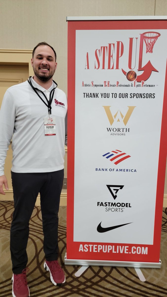 CghrMedia's tweet photo. π #CGHRMedia
#AStepUp
@AStepUpFHA
@StJohnsWBB - Asst Coach: Joe Rutigliano @Coach_Rutz - Attended #AStepUp College Coaches Symposium in Charlotte, NC
#RecruitsTheCarolinas
#CarolinaGirlsHoopsReport https://t.co/ER2PV7P2dI