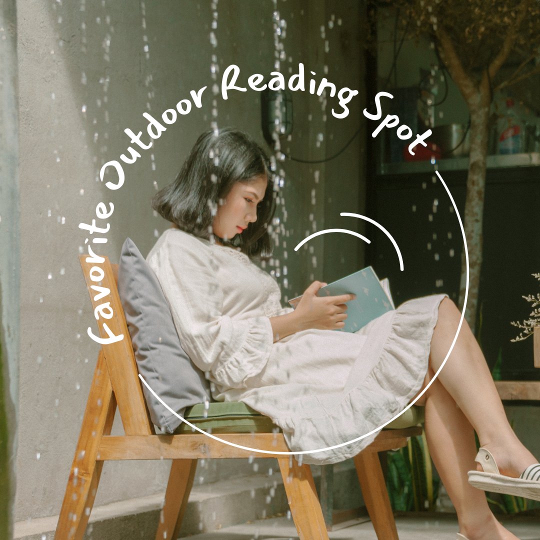 With summer basically upon us, it's time to soak up the sun and enjoy some outdoor reading. Where is your favorite spot to read?