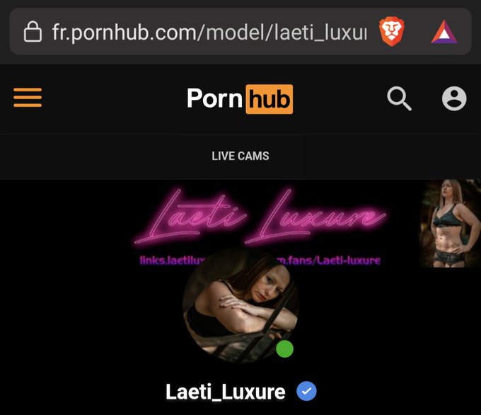 Coucou les coquins,  J'esp&egrave;re que vous allez bien, vous pouvez maintenant me retrouver sur PornHub 😘  ➡️<a href="/tag/model"class="tags"><span>#model</span></a><a href="/tag/pornhub"class="tags"><span>#pornhub</span></a><a href="/tag/amateurporn"class="tags"><span>#amateurporn</span></a><a href="/tag/laetiluxure"class="tags"><span>#laetiluxure</span></a><a href="/tag/la"class="tags"><span>#la</span></a>