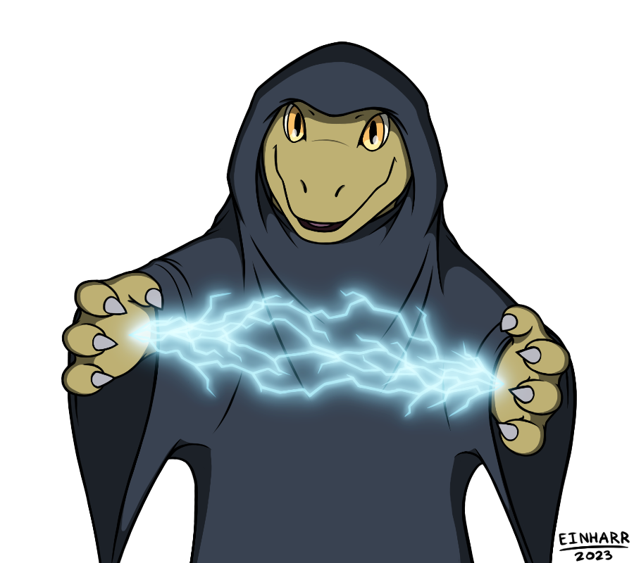 Kobold Sorcerer. With two different lighting.

Commission for <a href="/sith1144/">sith1144</a>