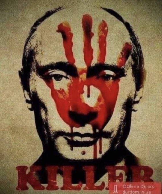 @s1ntab Really? How many children has he raped, burned alive, crushed, annihilated with his weapons? #DeathToPutin #PutinIsAMonster #PutinIsAWarCriminal #WakeUpRussia #PutinMustBeDestroyed