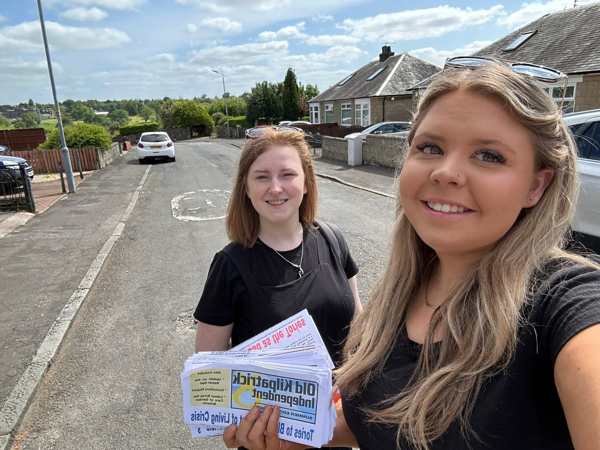 Gorgeous morning delivering leaflets in Old Kilpatrick with Team SNP☀️ 

Had a great response on the doors, with many people saying that there is now little difference between the Tories and Labour, and that independence is the only solution 🏴󠁧󠁢󠁳󠁣󠁴󠁿 #ActiveSNP