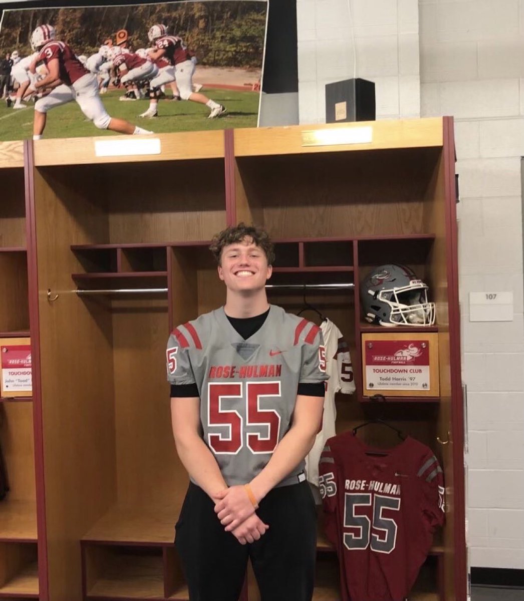 Had a great time checking out Rose-Hulman and having the opportunity to meet <a href="/Coach_Fries/">Andy Fries ❄️</a> and <a href="/CoachCFarris/">Coach Chase Farris</a>! Thanks for having me out <a href="/CoachSokolRHIT/">Jeff Sokol</a>, <a href="/Coach_Stanton1/">Jeffrey Stanton</a>, and <a href="/RoseHulmanFB/">Rose-Hulman Football</a>! <a href="/coach_od11/">Coach Danny O’Donnell</a> <a href="/MilesOsei/">Coach Osei</a> <a href="/EDGYTIM/">Timothy “EDGYTIM” OHalloran</a> <a href="/DeepDishFB/">DEEP DISH FOOTBALL</a>