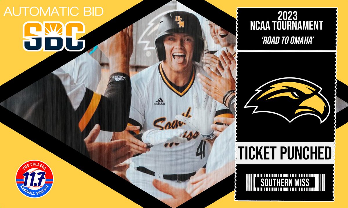 Southern Miss wins its first Fun Belt title and punches ticket

Golden Eagles are officially on the Road to Omaha