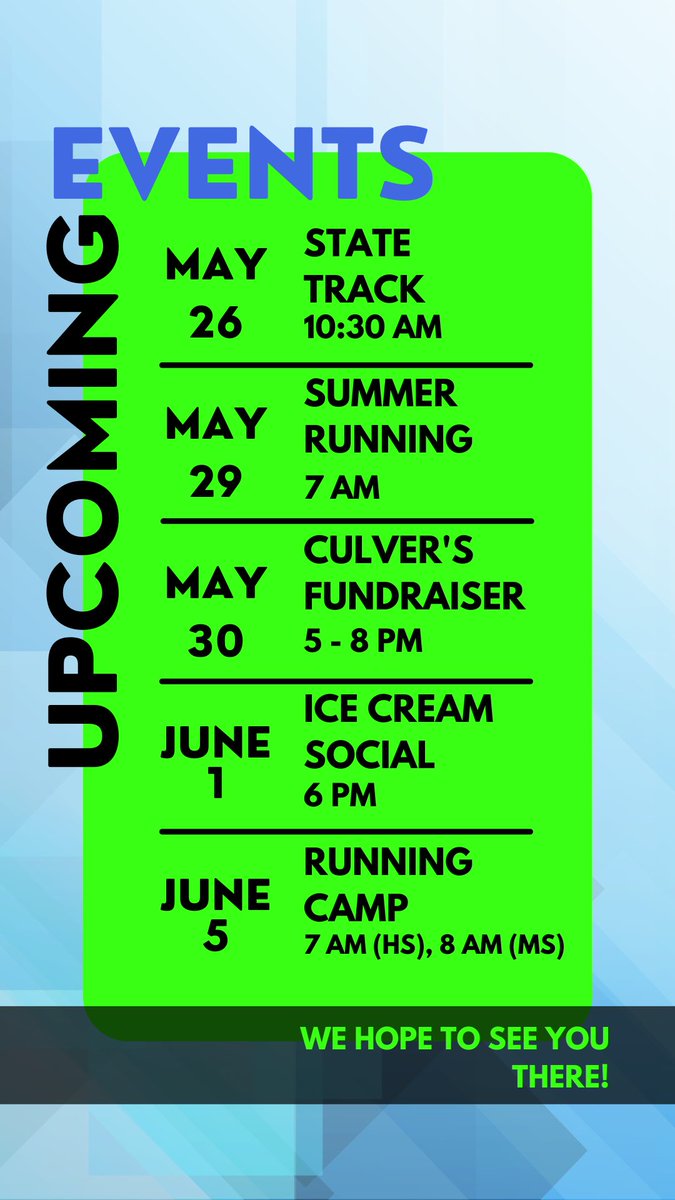 SouthDistance's tweet photo. XC off-season officially kicks off tomorrow! Hope to see everyone there.💙💚 https://t.co/usfJKvBdmf