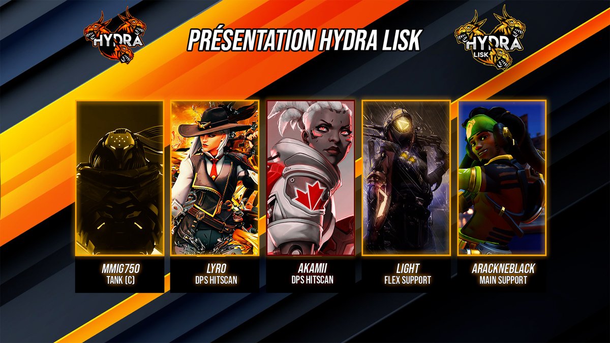 Nos Hydra Lisk sont en finale du <a href="/Polaris_OW/">Polaris Series</a> grâce à leur victoire 4 - 1 face à la Team Sonik ! 🥇

Merci à <a href="/Hoshin_ow/">Hoshin</a> pour le cast de qualité et à nos Ultras d'avoir été présents dans le t'chat ! 🫡

Encore merci à <a href="/AkamiiOW/">Akamii 🐝</a> d'avoir été présent pour le sub ! 🤘