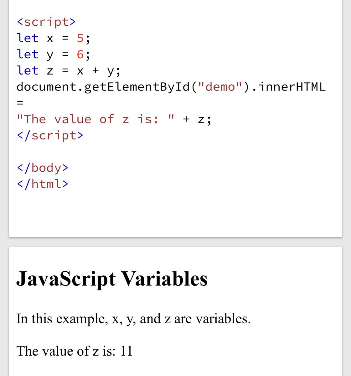 anoint_ing's tweet image. #10DaysOfCode Day 7🎉
Today I studied JavaScript variables and I would like to share according to how i understand them.
Var, let & const:
“var” is the keyword that tells JavaScript you're declaring a variable.
.
.
If you think the value of the variable can change, use “let”