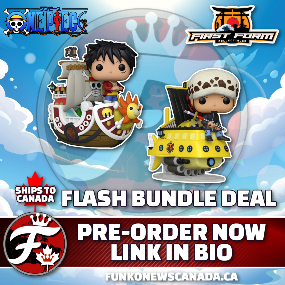 Surprise Flash Sale From First Form - Link in Bio (Instagram) Learn More (Facebook)

Funko Pop! One Piece Bundle

bit.ly/43uLQuP

#nerdlife #vinylfigures #funkocommunity #funkocollector #toycommunity #collectibles #geeklife #popculture #funkofanatic #funkofamily…