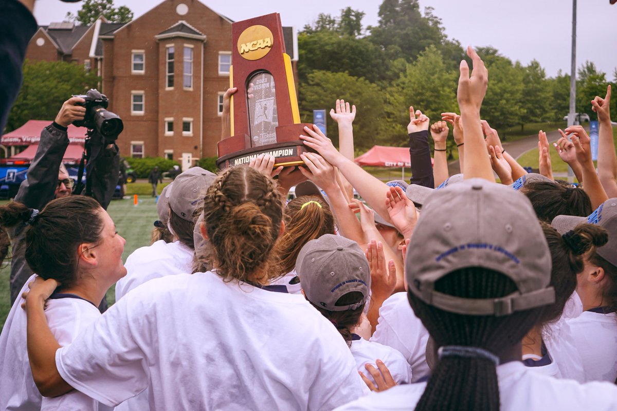 IWLCA's tweet photo. Oh nothing… just celebrating a three-peat 🏆🏆🏆

@middwlacrosse 💪 https://t.co/BDikZwOT85