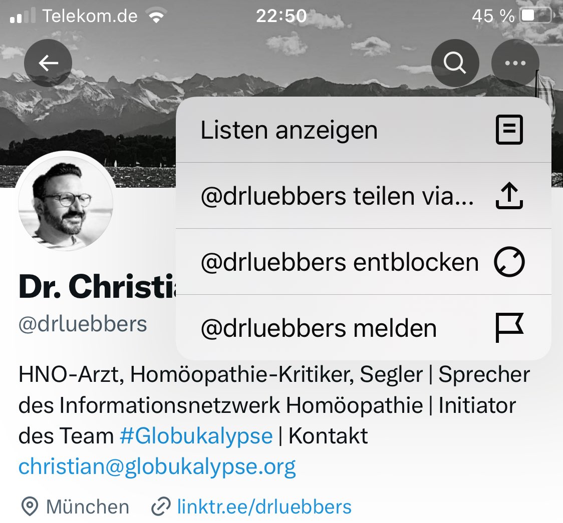 EhrkeHeideMarie's tweet photo. @SHomburg @drluebbers 🌿🙋♀️🌿Ach,ich hatte ihn vergessen, weil ich ihn frühzeitig #blockierte.👍Nein! „#entblocken“ ist KEINE Option. Alles Gute, Prof. Homburg.
Und NICHT vergessen: WER Ihren Namen beleidigend verändert,hat ja bereits miese Karten,da er ja nicht mehr auf #Augenhöhe mit Ihnen ist.🤔 https://t.co/nyjf5pTAEM