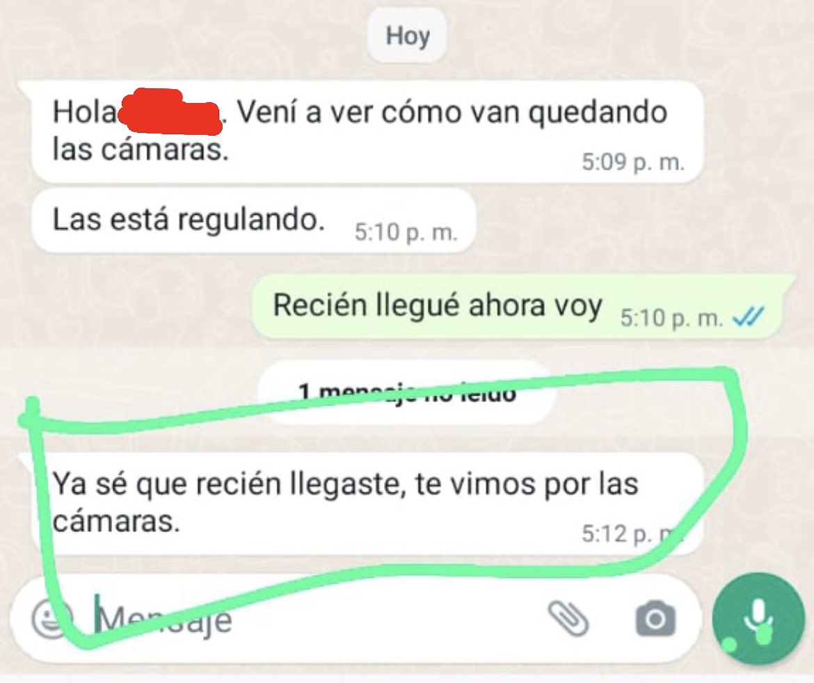 federodr's tweet photo. En mi barrio los vecinos decidieron poner cámaras y parece que funcionan. https://t.co/xuSnGw5lGw