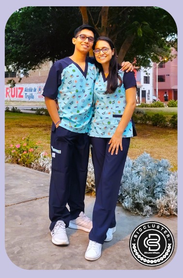 BioclusterPeru's tweet photo. Scrubs antifluido sublimado con diseño para #Biólogos. 🦠🧫🔬🧪

“Son los microorganismos los que tendrán la última palabra” Pasteur 🧪🔬🦠🧫

#SerBiólogoEsCool 😎
Realizamos envíos a todo el Perú
Gracias Brenda y Junior UNT 💚 https://t.co/2DZXkVDlMt