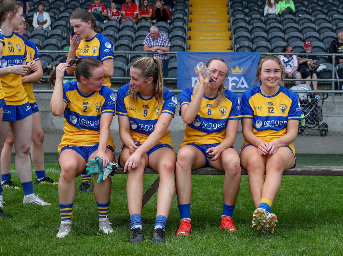 Relaxing after winning the <a href="/MunsterLGFA/">Munster LGFA</a>  Senior B Final <a href="/Clarelgfa/">Clare LGFA</a> <a href="/GaaClare/">Clare Gaa</a> <a href="/rengenpower/">Rengen Power</a>