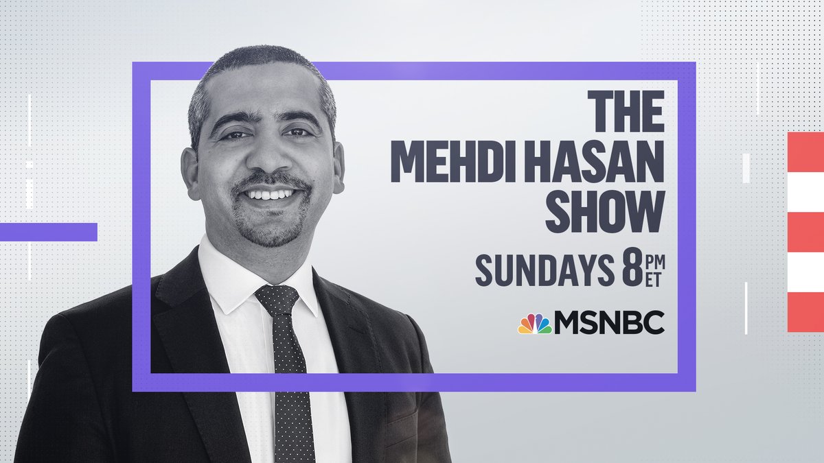 mehdirhasan's tweet image. Don't forget tonight, it's the @MehdiHasanShow on @MSNBC, and we're live for 2 hours tonight, from 8pm to 10pm ET. 

Lots to discuss - including the debt limit deal, Kissinger's 100th birthday, Trump's legal troubles, &amp;amp; interviews with @RepCasar and @marwilliamson, among others.