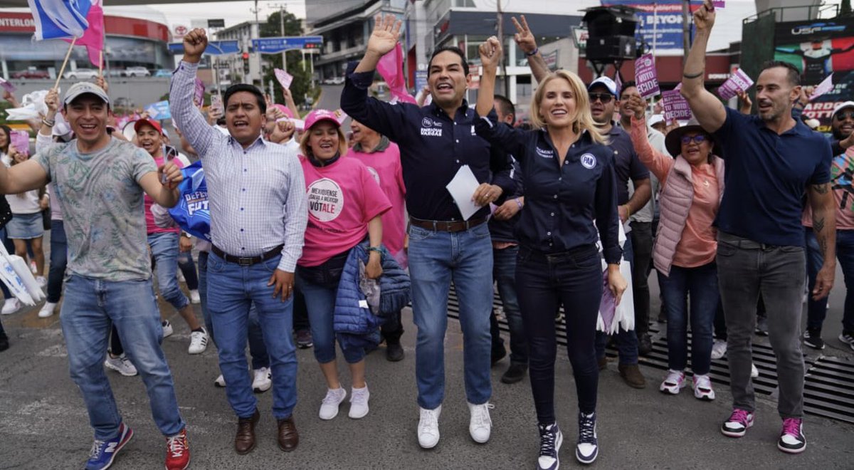 #Huixquilucan En el 2021 @pan_edomex se alzó con el triunfo y lo volverá a hacer con @AlejandraDMV el 4 de junio próximo: @EnriqueVargasdV #VolantéaEnInterlomas