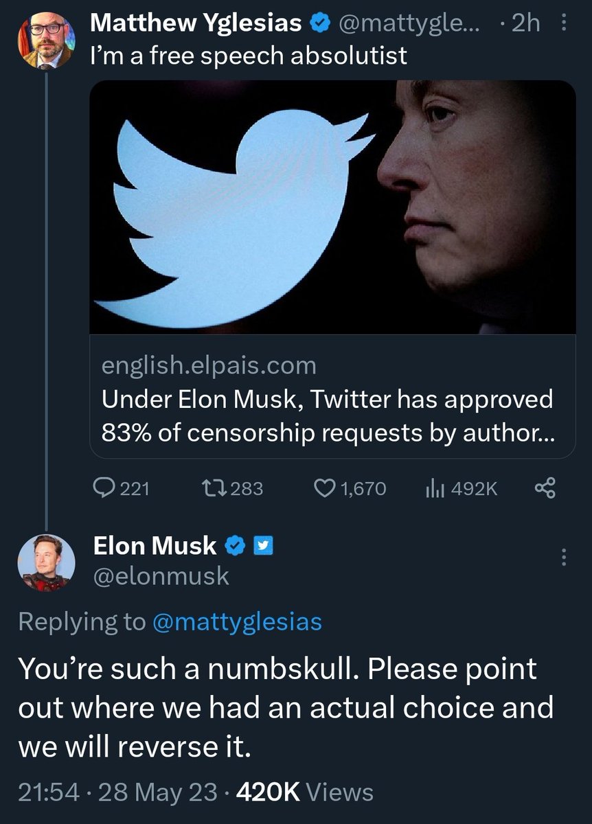 robpalooza's tweet photo. Nah man. @elonmusk absolutely had a choice. He chose to bow down and kiss the ring. That's in fact a choice https://t.co/6XCxdCl9z2