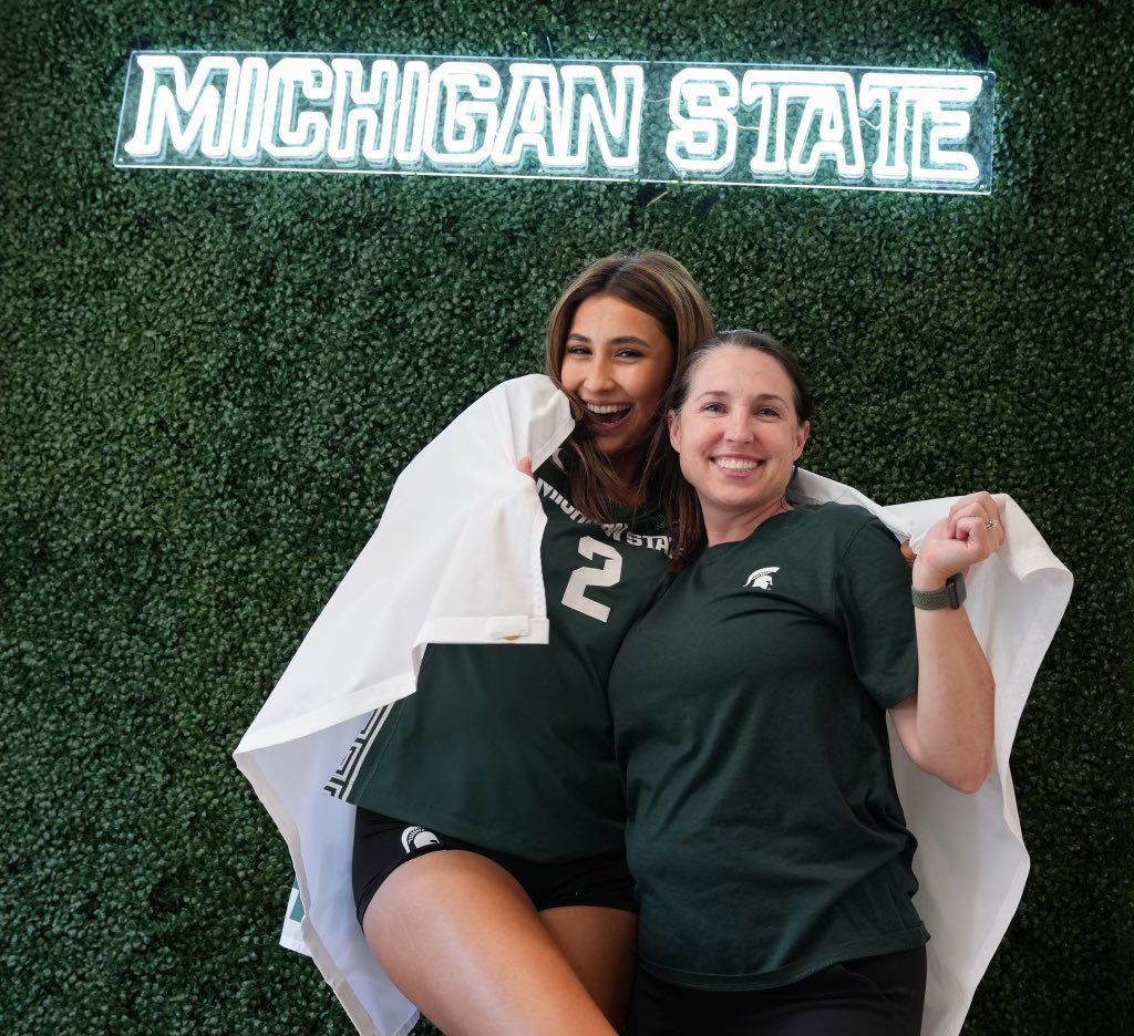 Thank you for an amazing visit, the experience was unbelievable! @LeahJohnson_VB @JakeBarreau @MSU_Volleyball @bigten #GoGreen #ThisIsSparta