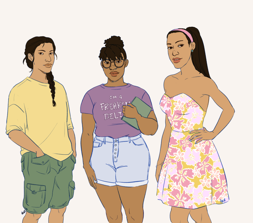 They're baaack! Jinx, Ruth & Cheyenne, Indigenous and Black women on a mission, return to the Cherokee Rose Plantation to meet a ghost, confront history & find each other. Their story and my revised debut novel, The Cherokee Rose, will be out in June! Art by reader Alyssa Napier.