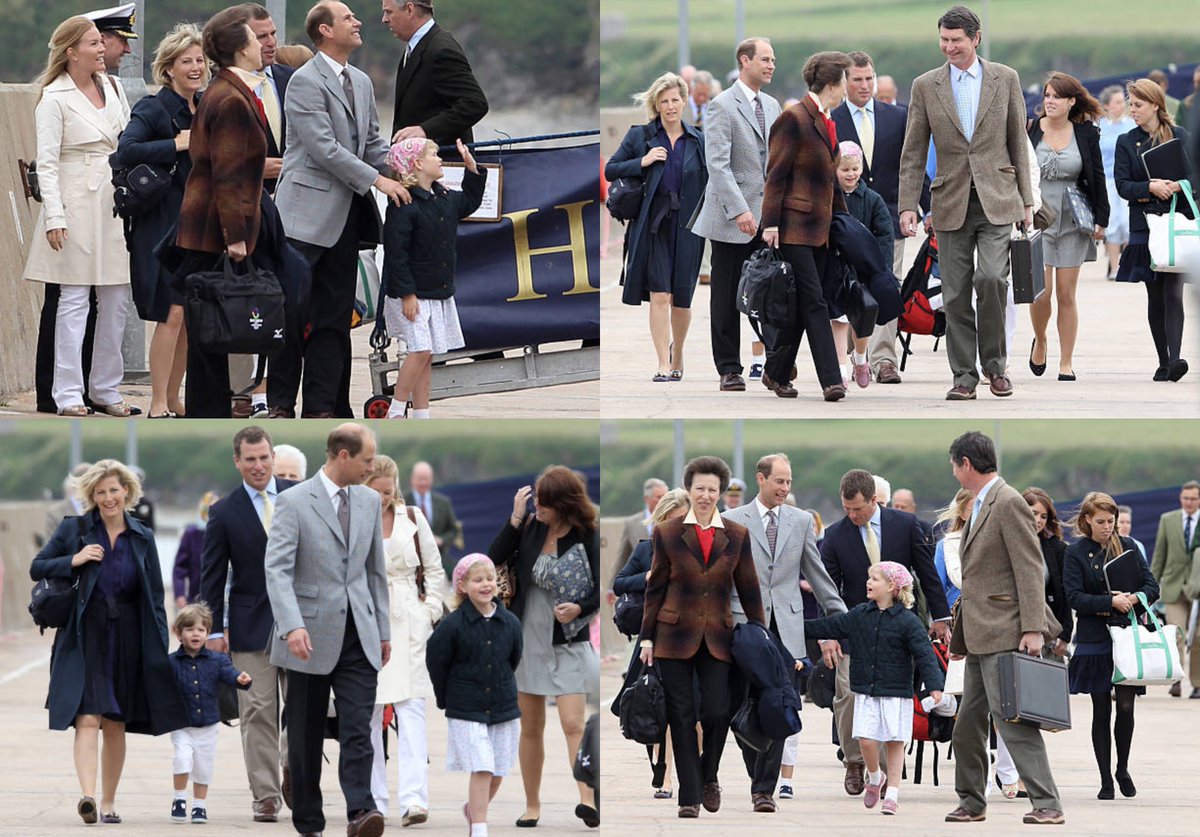 2010 

The Duke & Duchess of Edinburgh & their children & Princess Anne & Sir Tim Laurence with the rest of the royal family returning from a 10 day cruise to celebrate the 60th birthday of The Princess Royal & the 50th birthday of The Duke of York

📸©️Chris Jackson/Getty Images