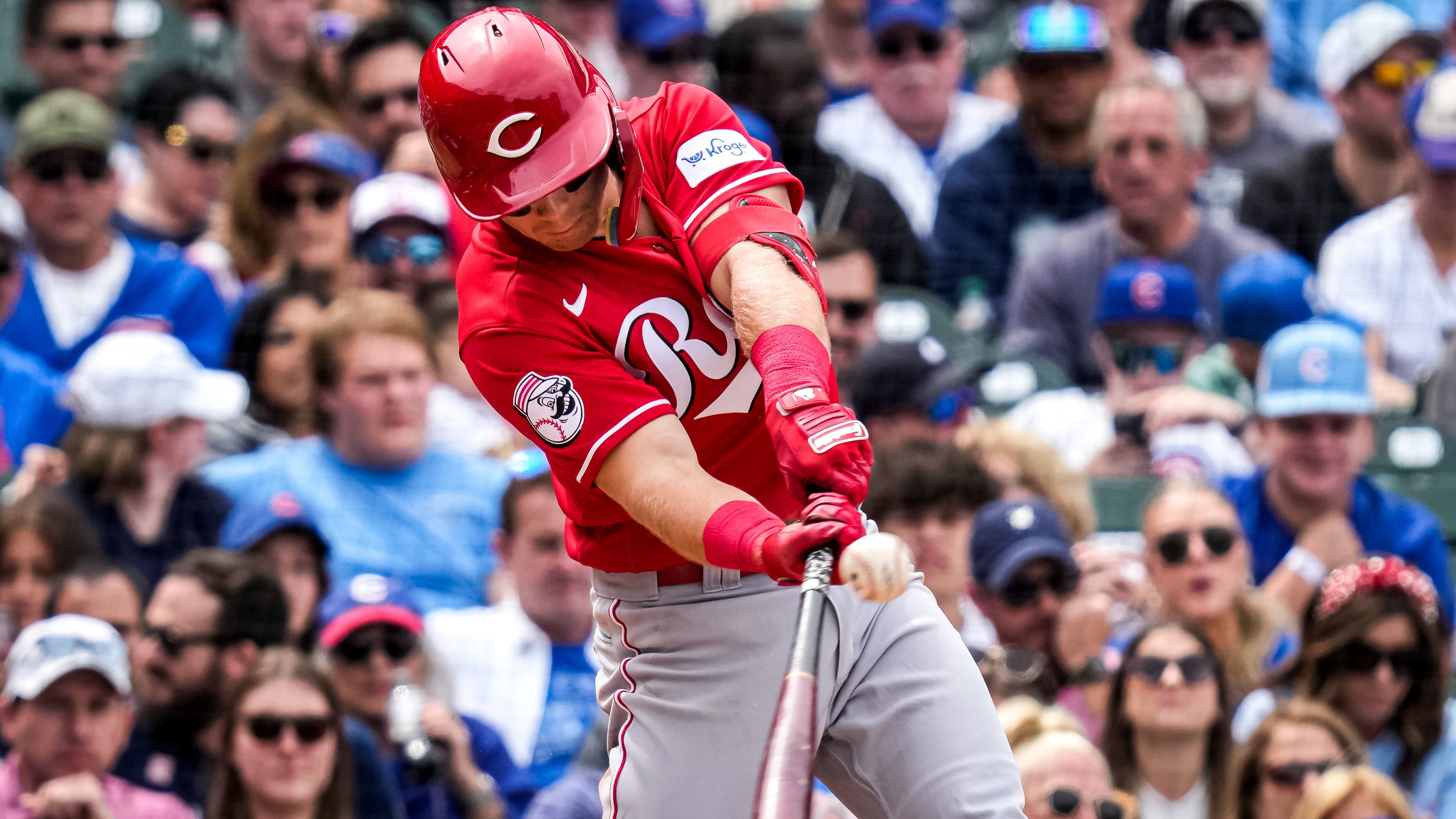 Reds at Cubs / Twitter