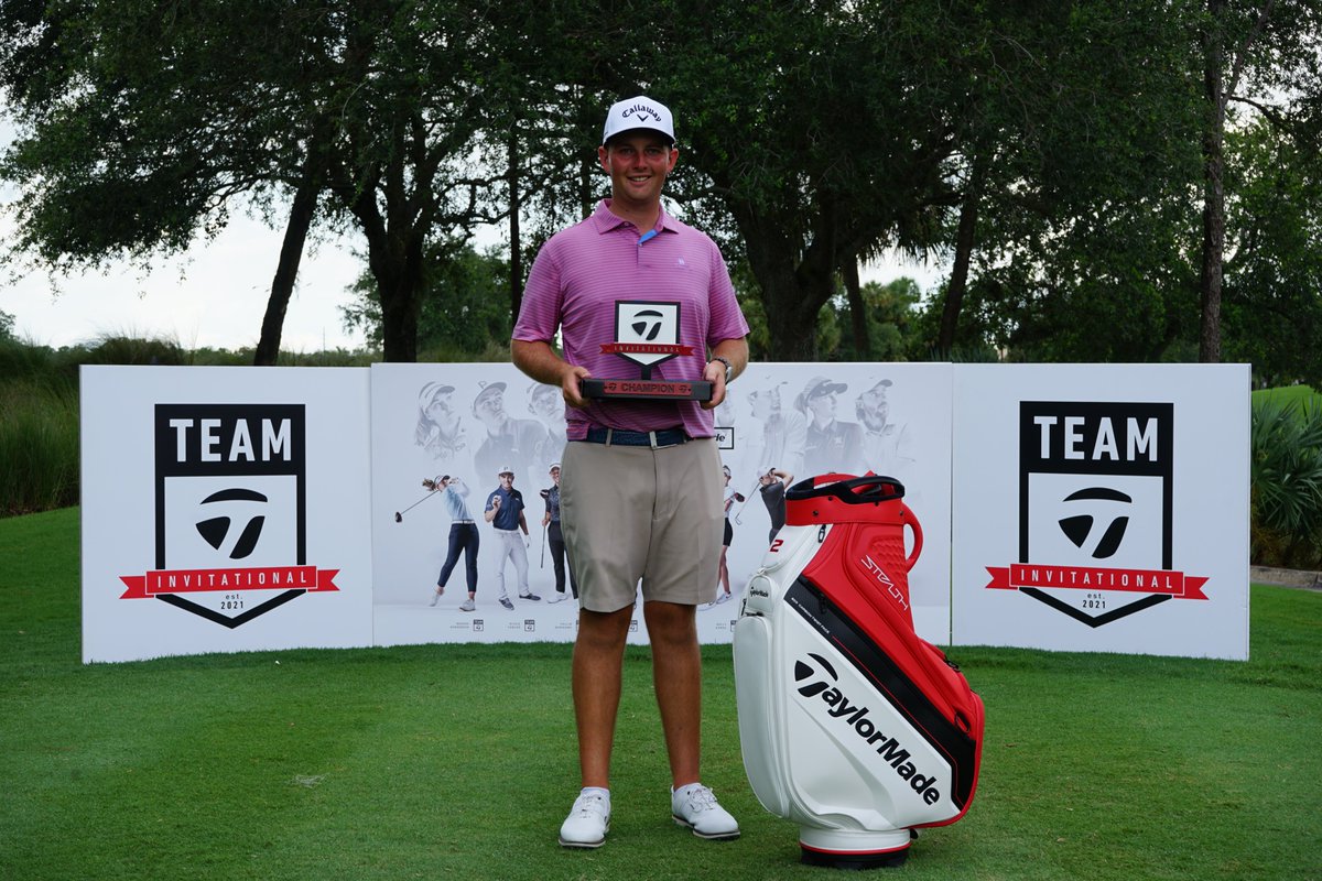 Last one, best one 📷

Cayden Pope puts on a show in his last AJGA event to win #TeamTaylorMadeInv after a one-hole playoff! 

The <a href="/AuburnMGolf/">Auburn Men's Golf</a> signee set the new tournament scoring record finishing at 16-under-par.