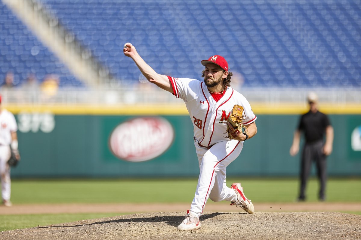 TerpsBaseball's tweet photo. Mid 8 | Big Dave in the B1GGEST MOMENTS!!!

Falco is absolutely lights out and ninth is in sight👀

Terps 4, Iowa 0 https://t.co/V9Sh390W49